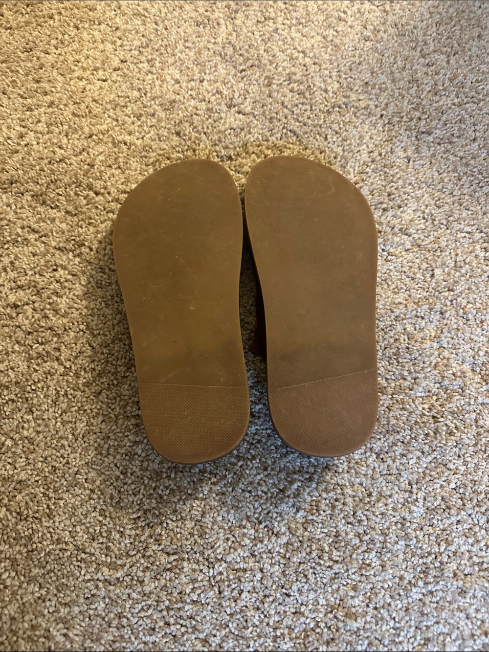 Kelsi Dagger Chestnut Leather Slide Sandals - Picture 2 of 4